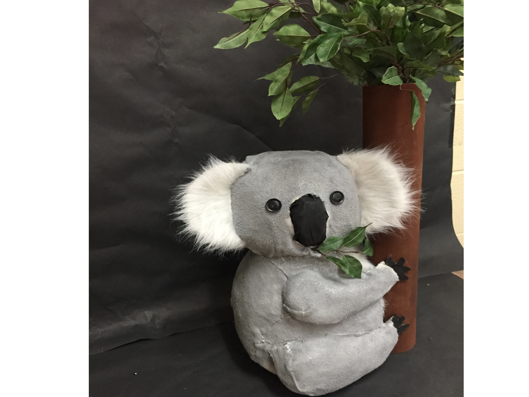 Koala Bear Ornament - Papier-Mache Kids Animal Paper Lightweight Australia  Zoo